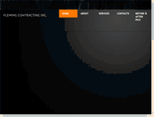 Tablet Screenshot of flemingcontracting.com